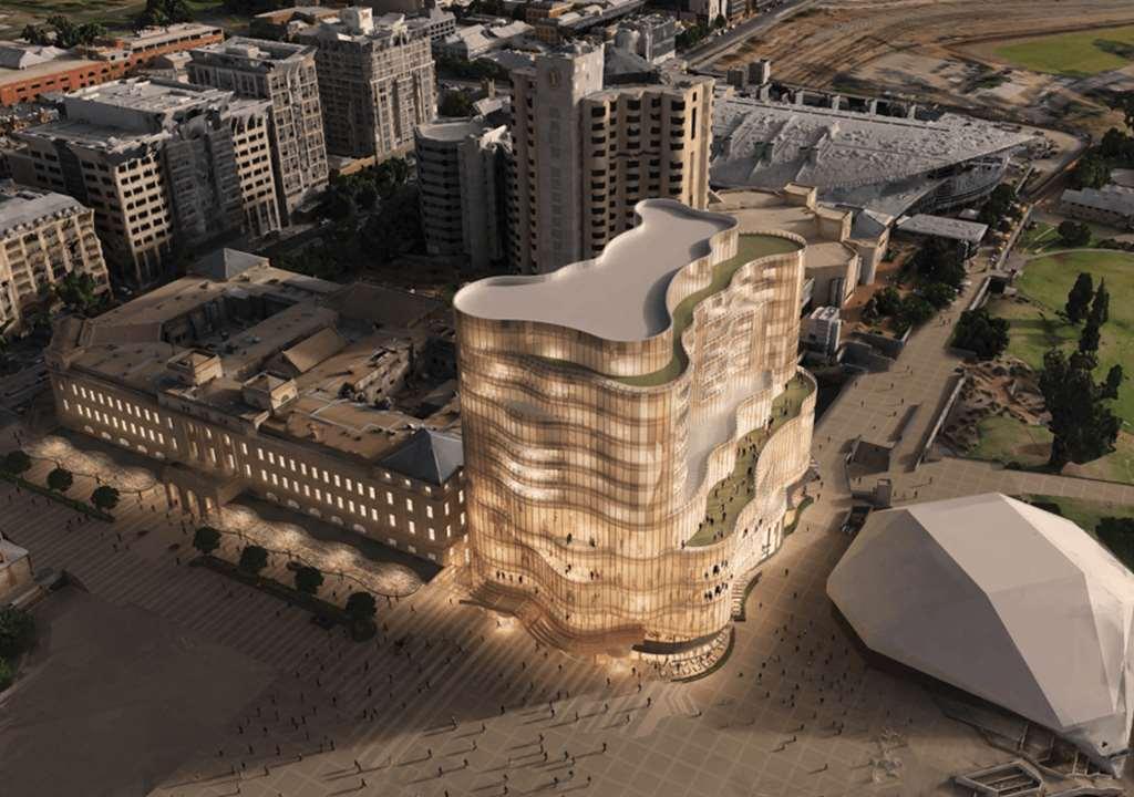 Eos By Skycity Adelaide Luaran gambar The proposed building