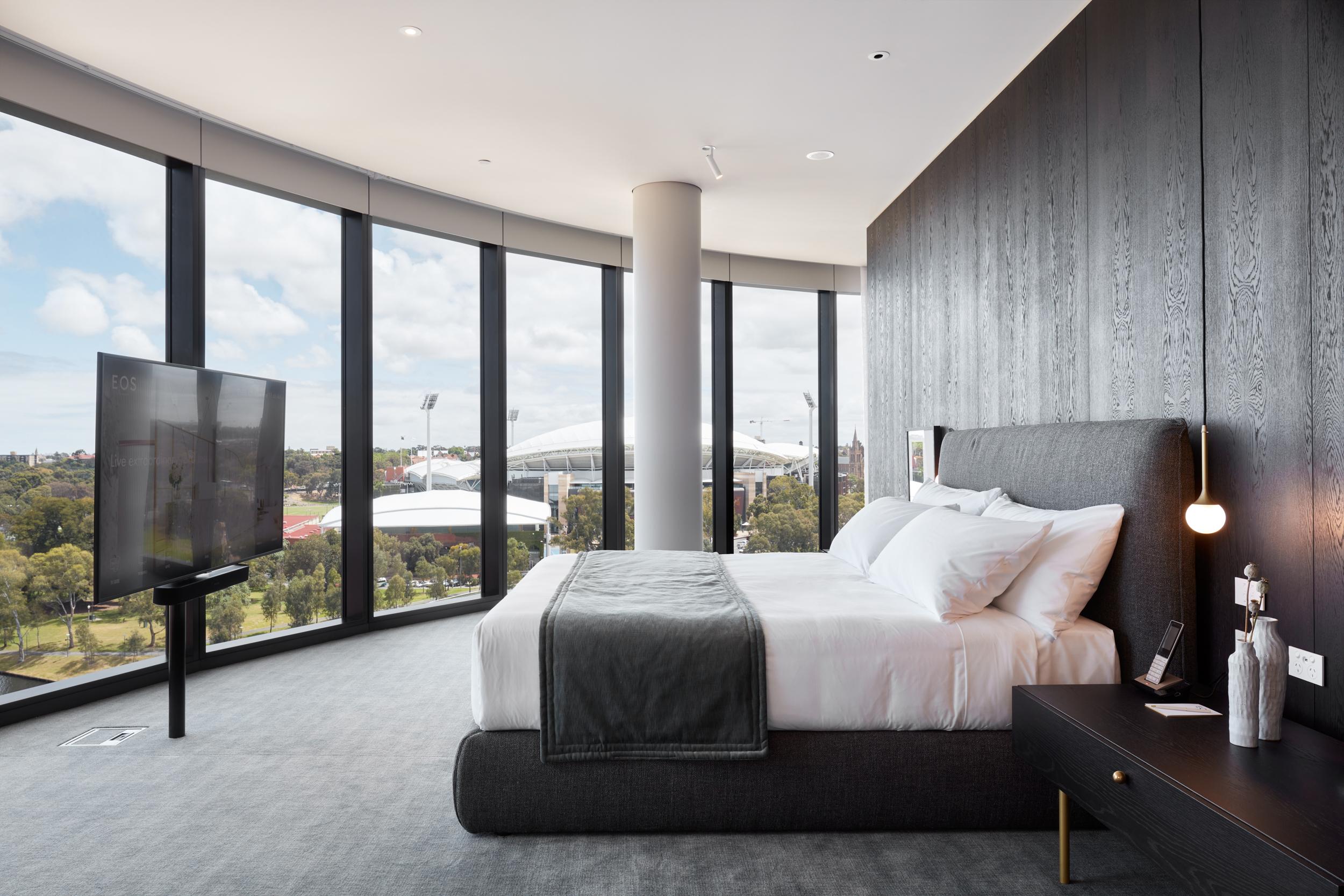 Eos By Skycity Adelaide Luaran gambar A bedroom at the hotel
