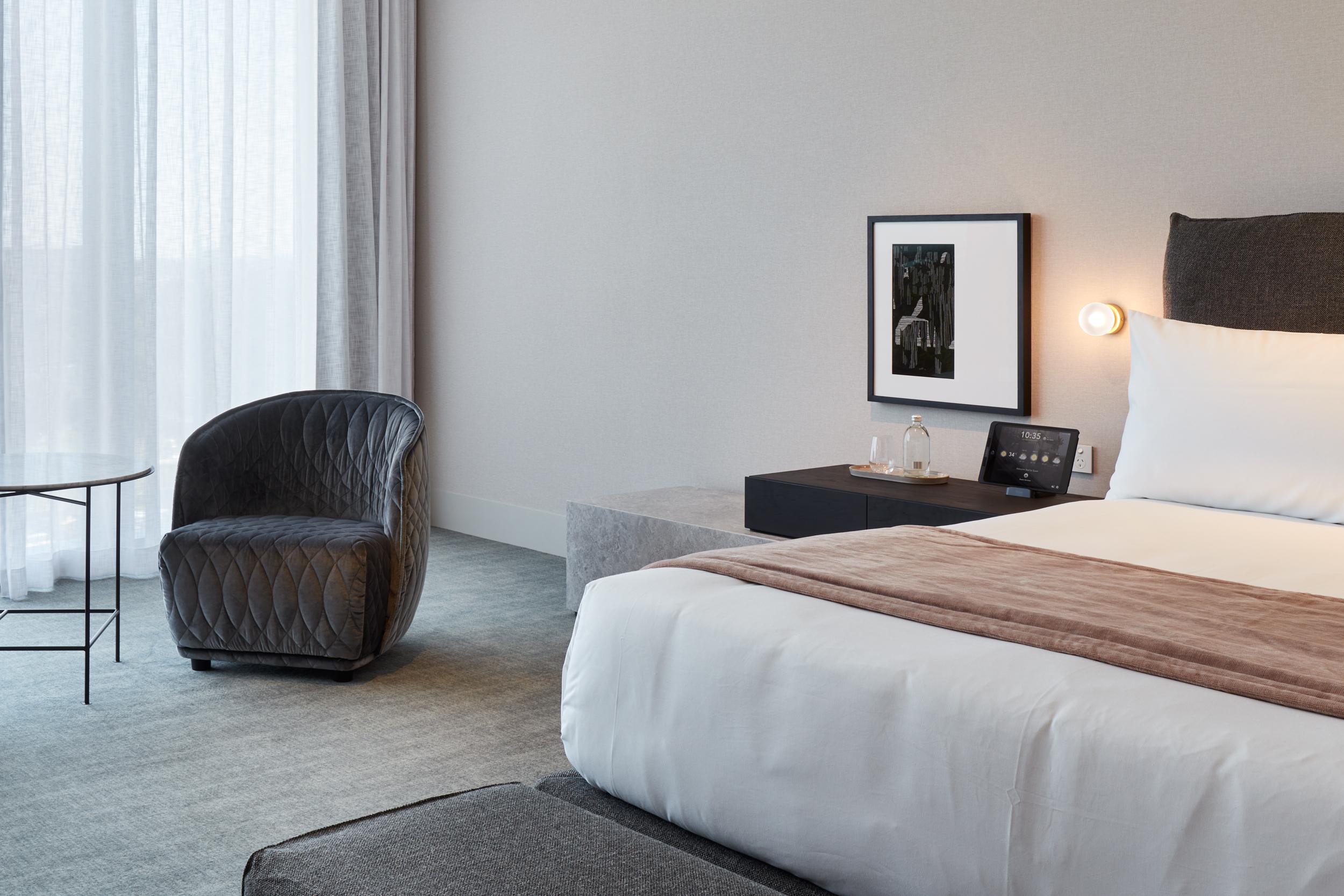 Eos By Skycity Adelaide Luaran gambar A guest room at the hotel